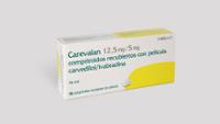 Carevalan 12,5 mg/5 mg comprimidos recubiertos con pelicula
